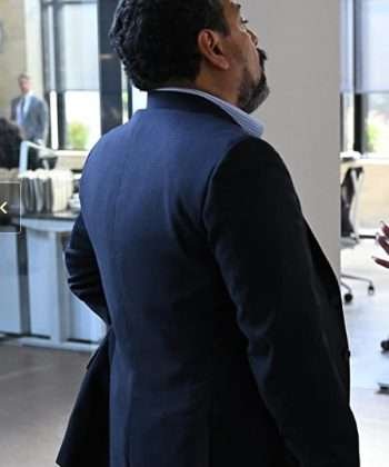 Felix Solis The Rookie Feds Matthew Garza Blue Blazer Coat