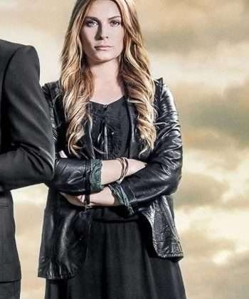 Jonna Waldemar Thicker Than Water Aliette Opheim Black Leather Jacket