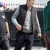 Peter Coleman Your Place or Mine 2023 Ashton Kutcher Black Puffer Vest