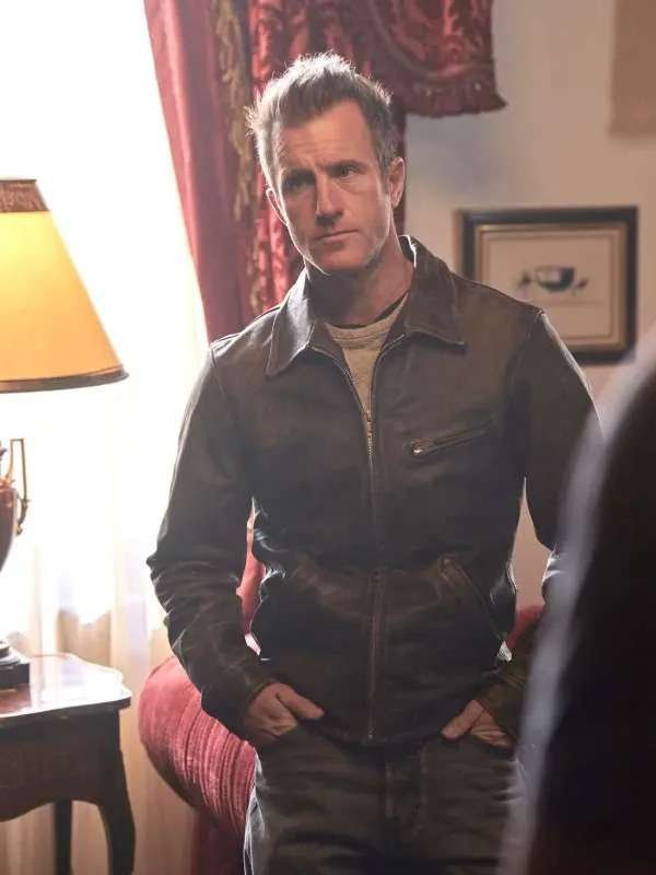 Alert Missing Persons Unit 2023 Jason Grant Brown Leather Jacket