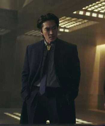 Song Seung-heon Black Knight Ryu Seok Black Trench Coat