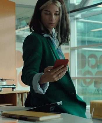Annie Murphy Black Mirror S06 Joan Green Wool Trench Coat