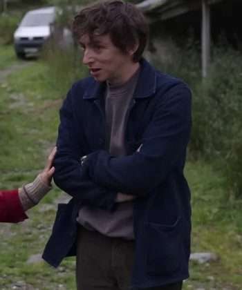 Samuel Blenkin Black Mirror Blue Wool Jacket