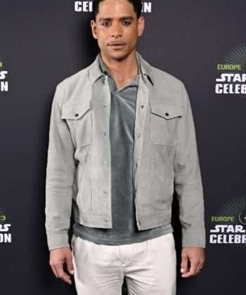 Charlie Barnett Star Wars The Acolyte Young Jedi Event Night Gray Cotton Jacket