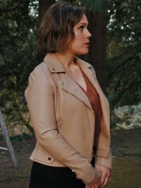 Erin Krakow 2023 Leather Jacket
