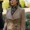 Vanessa Doyle The Wedding Cottage (2023) Erin Krakow Brown Wool Coat