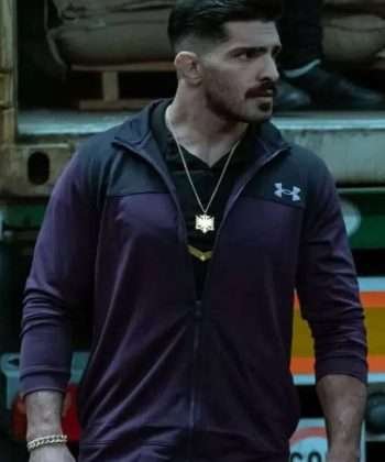 Seth Allyn Austin Rough Diamonds Purple Track Jacket