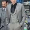 Bill Skarsgård John Wick Marquis 2023 Grey Suit