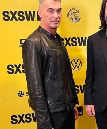 John Wick Chapter 4 Chad Stahelski Leather Jacket