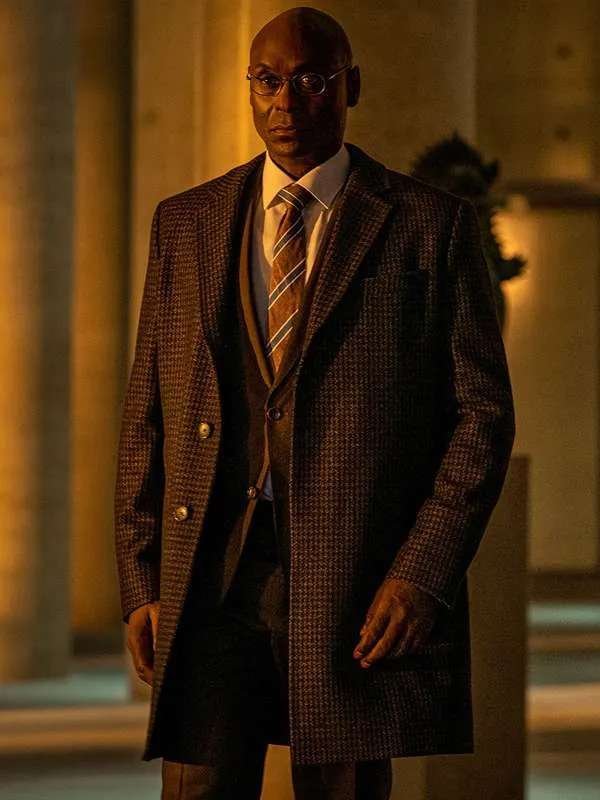 Lance Reddick John Wick Chapter 4 Charon Brown Trench Coat