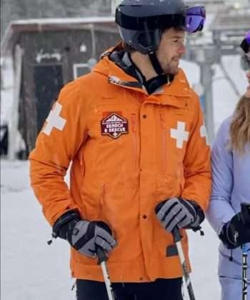 Chris Orange Love in Glacier National Stephen Huszar Hooded Jacket