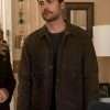 Zeke Landon Manifest S03 Matt Long Brown Leather Jacket