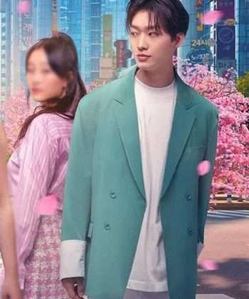 Min Ho XO Kitty 2023 Sang Heon Lee Green Blazer Coat
