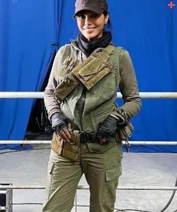 The Expendables 4 Sheila Shah Green Vest