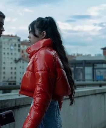 Muted S01 Cristina Kovani Red Puffer Jacket
