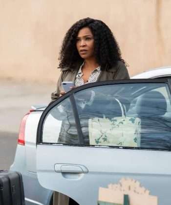 Nia Long Missing 2023 Grace Green Cotton Trench Coat
