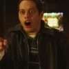 TV Series Bupkis (2023) Pete Davidson Black Leather Jacket