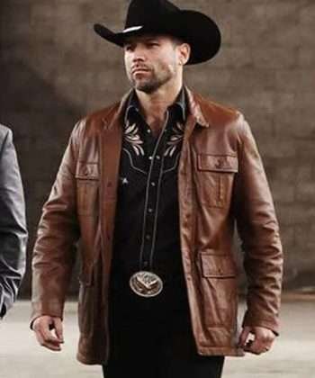 Rafael Amaya Queen of the South Brown Leather Jacket