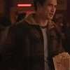 Charles Melton Riverdale S07 Reggie Mantle Shearling Brown Plaid Wool Jacket