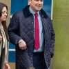 Rory Kinnear Bank of Dave 2023 Blue Quilted Jacket