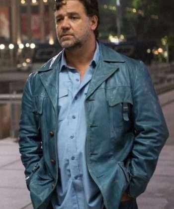 Jackson Healy Blue Leather Jacket