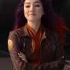 TV Series Ahsoka Natasha Liu Bordizzo Brown Leather Jacket