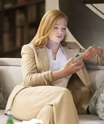 Succession Shiv Roy Beige Blazer