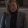Shiv Roy Succession Season 04 Sarah Snook Grey Checked Blazer