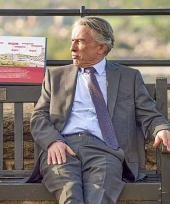 Steve Coogan The Lost King Richard III Gray Blazer Coat