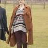 Sarah Snook Succession S01 Shiv Roy Brown Trench Coat
