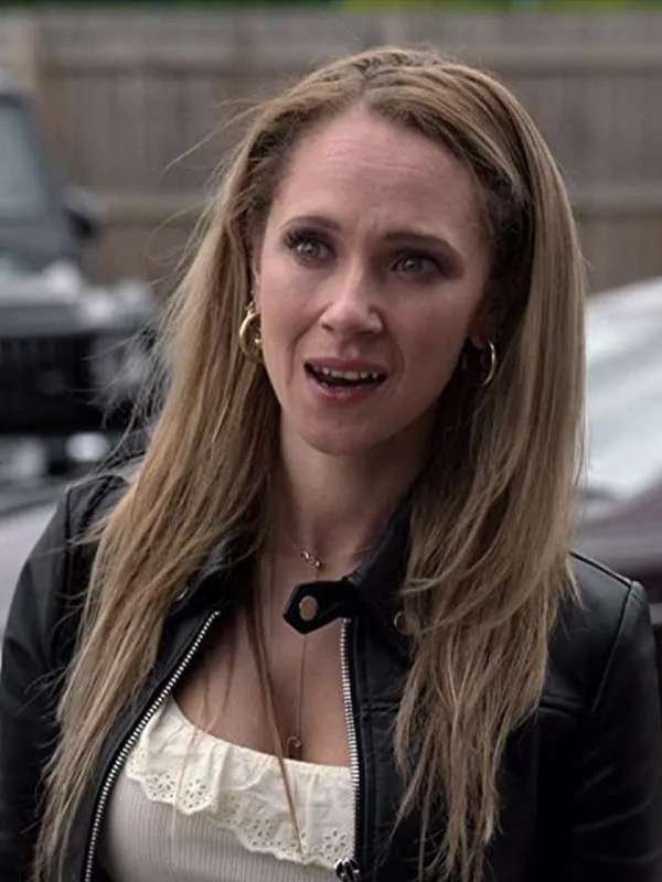 Keeley Jones Ted Lasso S01 Juno Temple Black Leather Jacket