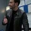 Brett Goldstein Ted Lasso S03 Roy Kent Black Leather Jacket