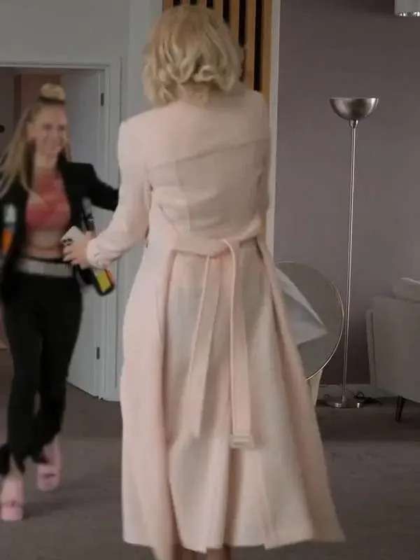 Rebecca Welton Ted Lasso S03 Hannah Waddingham Pink Trench Coat