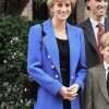 Elizabeth Debicki The Crown Princess Diana Blue Coat