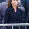 Keri Russell The Diplomat 2023 Ambassador Kate Wyler Black Trench Coat