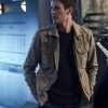 Grant Gustin The Flash Season 5 Barry Allen Brown Cotton Jacket