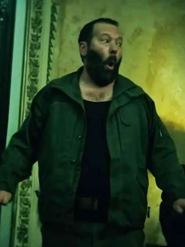 Bert Kreischer The Machine (2023) Bert Black Cotton Jacket