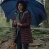 Emily Price Animal Control Burgundy Hooded Coat