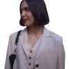 Amina Khalil Barracuda Queens S01 Sarah Gustafsson Beige Coat