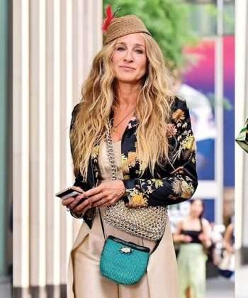 Carrie Bradshaw And Just Like That Floral Jacket