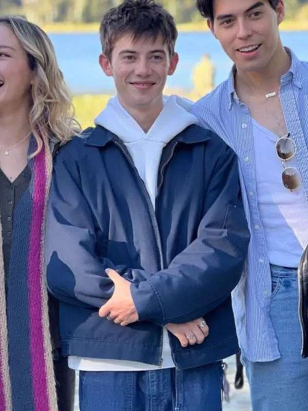 Griffin Gluck Cruel Summer S02 Luke Chambers Blue Cotton Jacket
