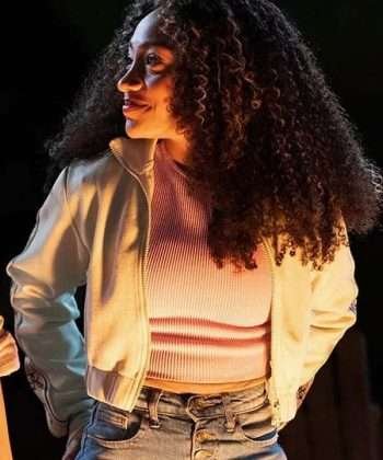 Isabella LaRue Cruel Summer S02 Lexi Underwood White Cropped Jacket