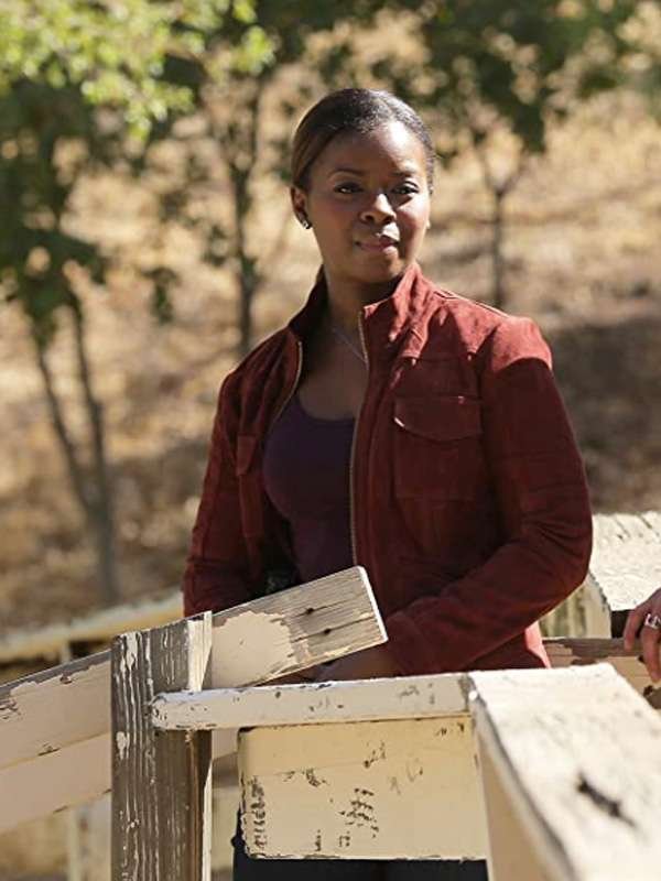 Erica Tazel Justified Brown Leather Jacket