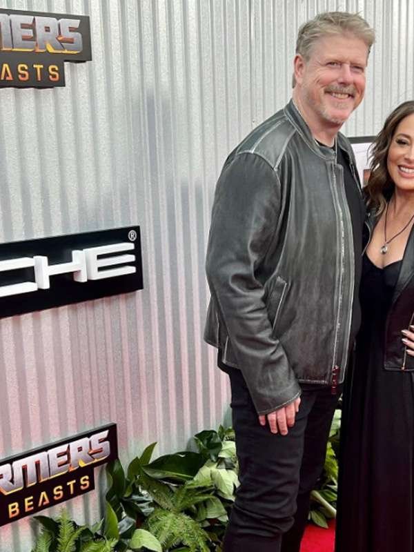 John DiMaggio Transformers: Rise of the Beasts Transit Black Leather Jacket