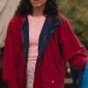 Jenny Chen Joy Ride 2023 Debbie Fan Red Cotton Jacket