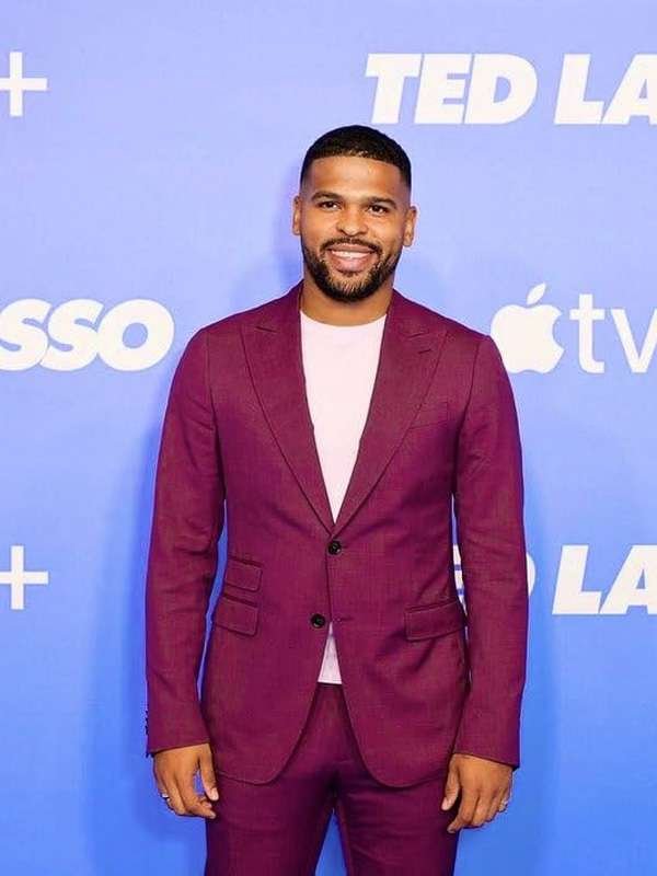 Kola Bokinni Ted Lasso Maroon Blazer