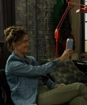 Sylvia Platonic TV Series Rose Byrne Blue Denim Jacket