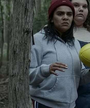 Leonie Whyman Deadloch Tammy Hampson Gray Hooded Jacket