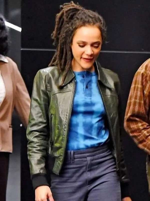 The Crowded Room Ariana Black Leather Jacket