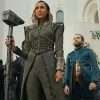 Zawe Ashton The Marvels 2023 Dar-Benn Green Trench Coat